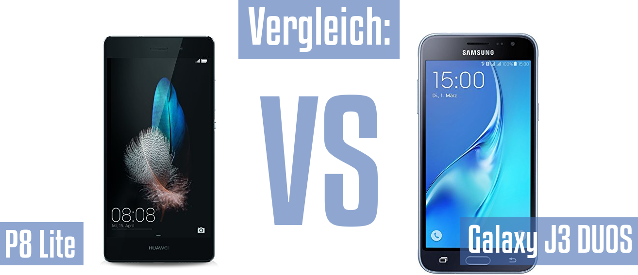 Huawei P8 Lite und Huawei P8 Lite im Vergleichstest