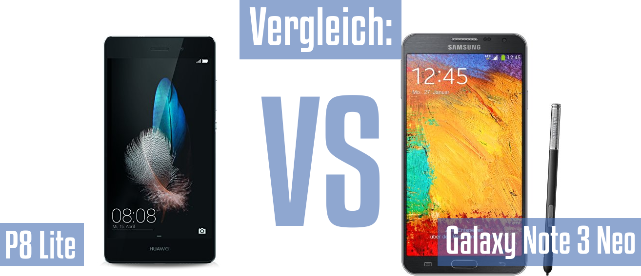 Huawei P8 Lite und Huawei P8 Lite im Vergleichstest