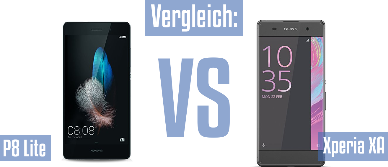 Huawei P8 Lite und Huawei P8 Lite im Vergleichstest