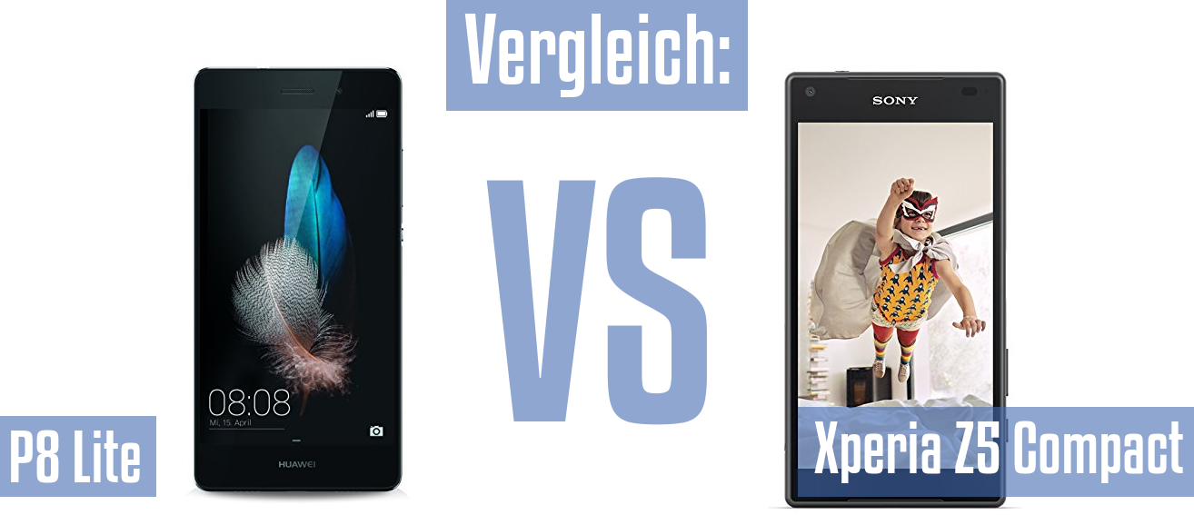 Huawei P8 Lite und Huawei P8 Lite im Vergleichstest