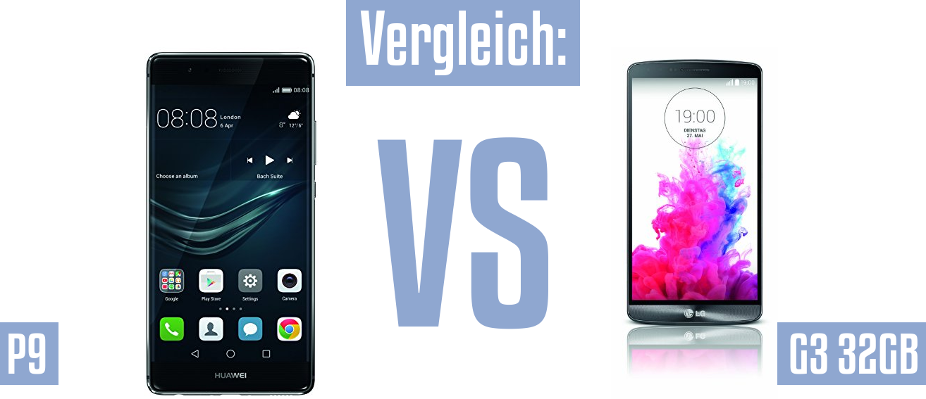 Huawei P9 und Huawei P9 im Vergleichstest