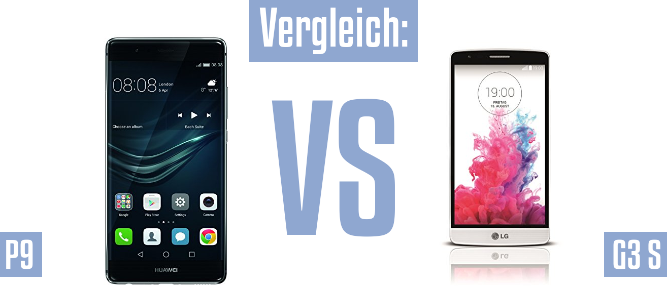 Huawei P9 und Huawei P9 im Vergleichstest