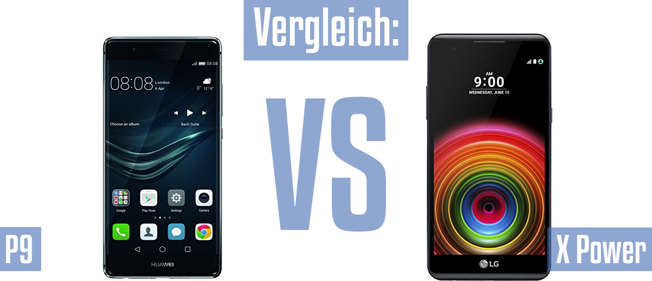 Huawei P9 und Huawei P9 im Vergleichstest