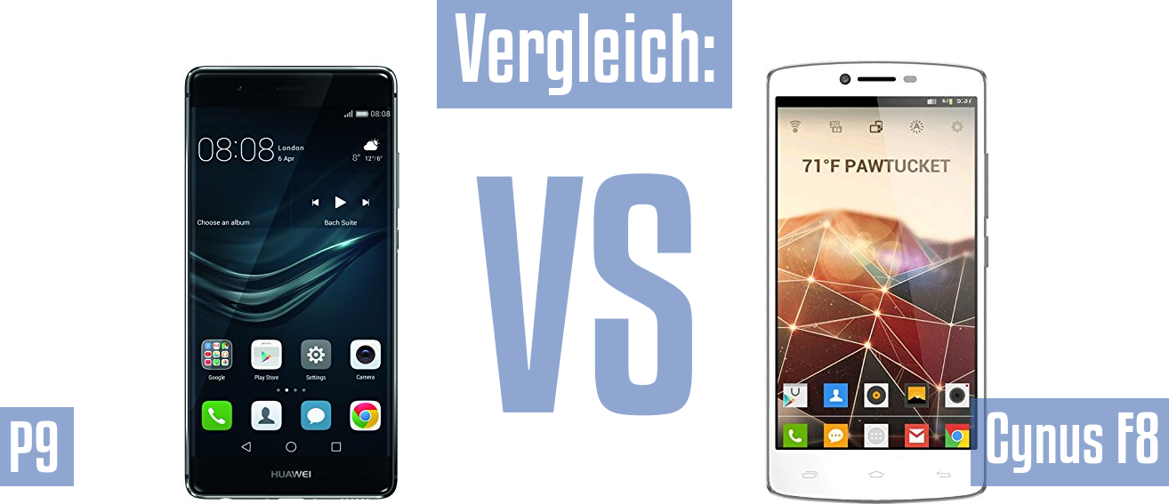 Huawei P9 und Huawei P9 im Vergleichstest