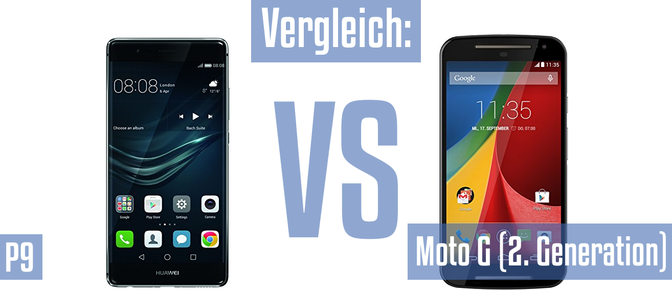 Huawei P9 und Huawei P9 im Vergleichstest