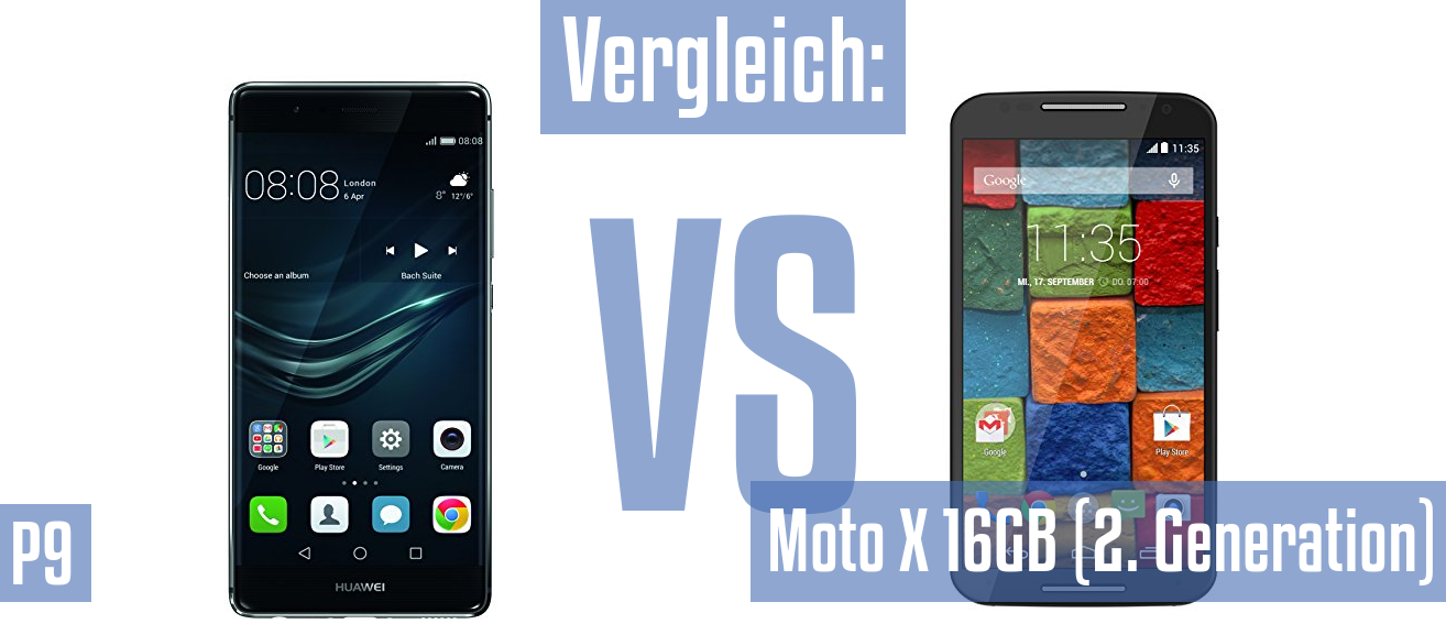 Huawei P9 und Huawei P9 im Vergleichstest