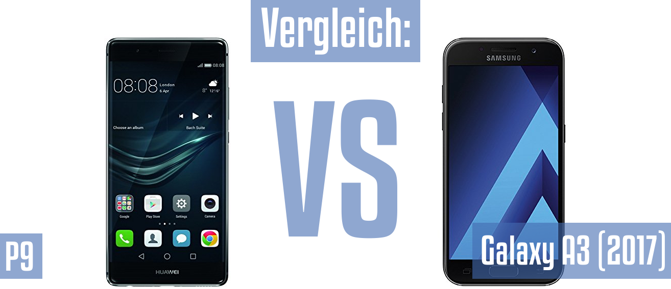Huawei P9 und Huawei P9 im Vergleichstest