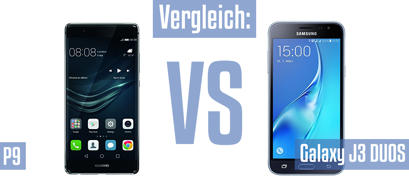 Huawei P9 und Huawei P9 im Vergleichstest