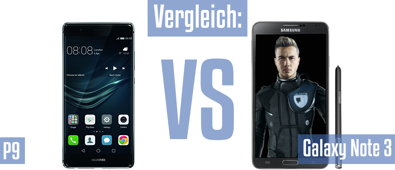 Huawei P9 und Huawei P9 im Vergleichstest