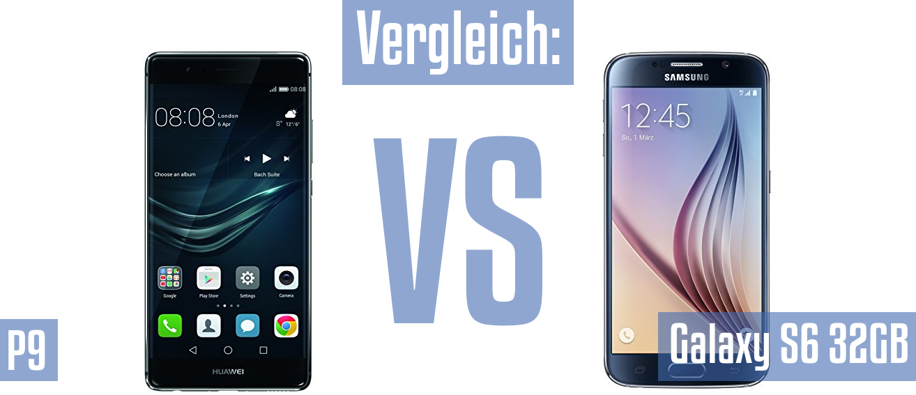 Huawei P9 und Huawei P9 im Vergleichstest