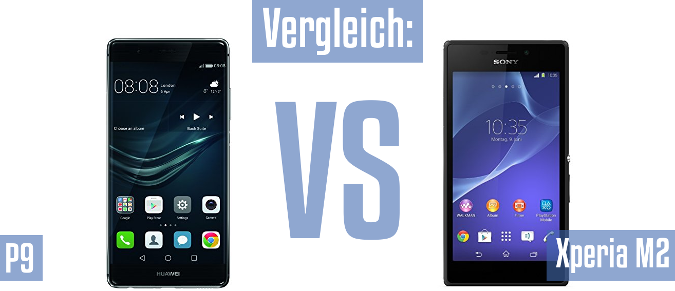 Huawei P9 und Huawei P9 im Vergleichstest