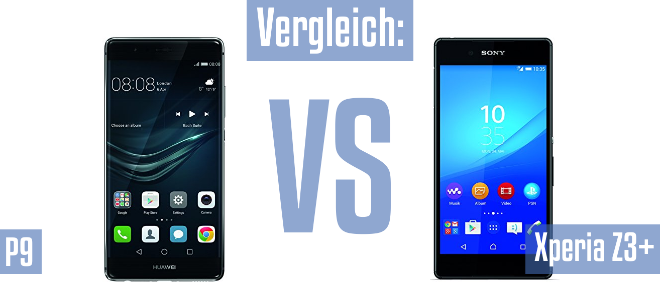 Huawei P9 und Huawei P9 im Vergleichstest