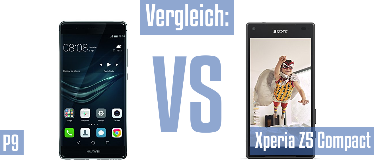 Huawei P9 und Huawei P9 im Vergleichstest