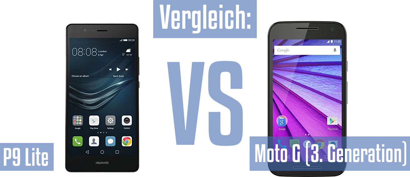 Huawei P9 Lite und Huawei P9 Lite im Vergleichstest
