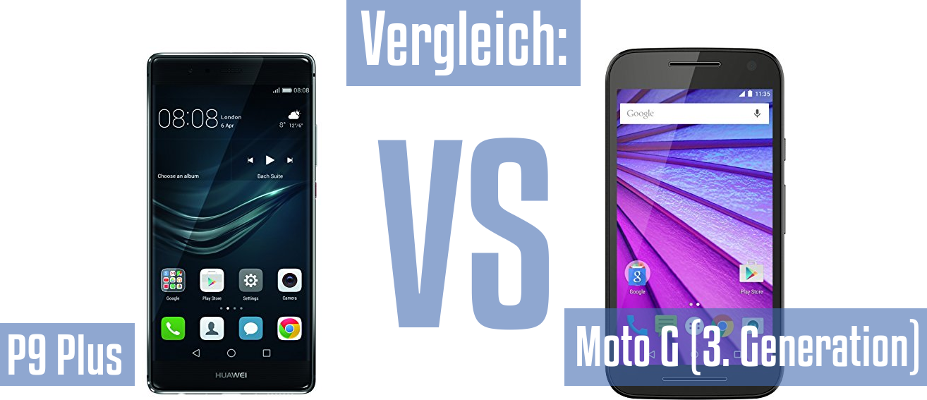 Huawei P9 Plus und Huawei P9 Plus im Vergleichstest