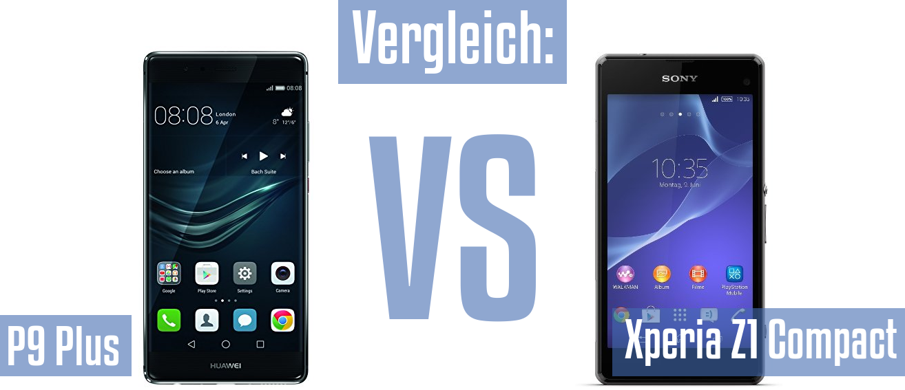 Huawei P9 Plus und Huawei P9 Plus im Vergleichstest