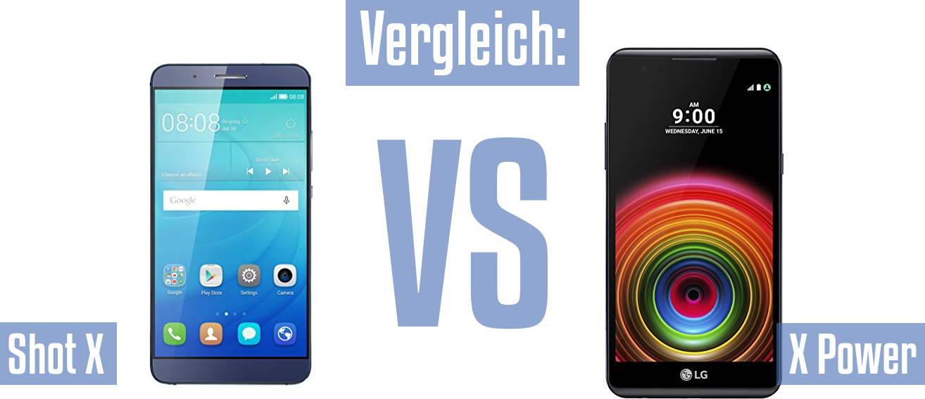 Huawei Shot X und Huawei Shot X im Vergleichstest