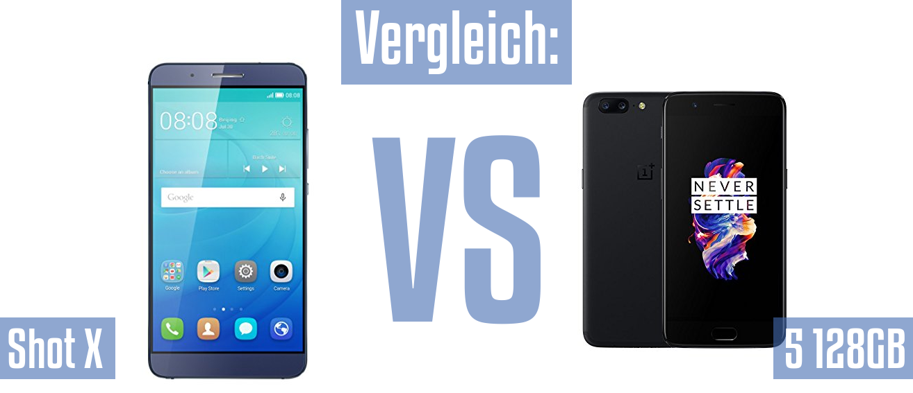 Huawei Shot X und Huawei Shot X im Vergleichstest