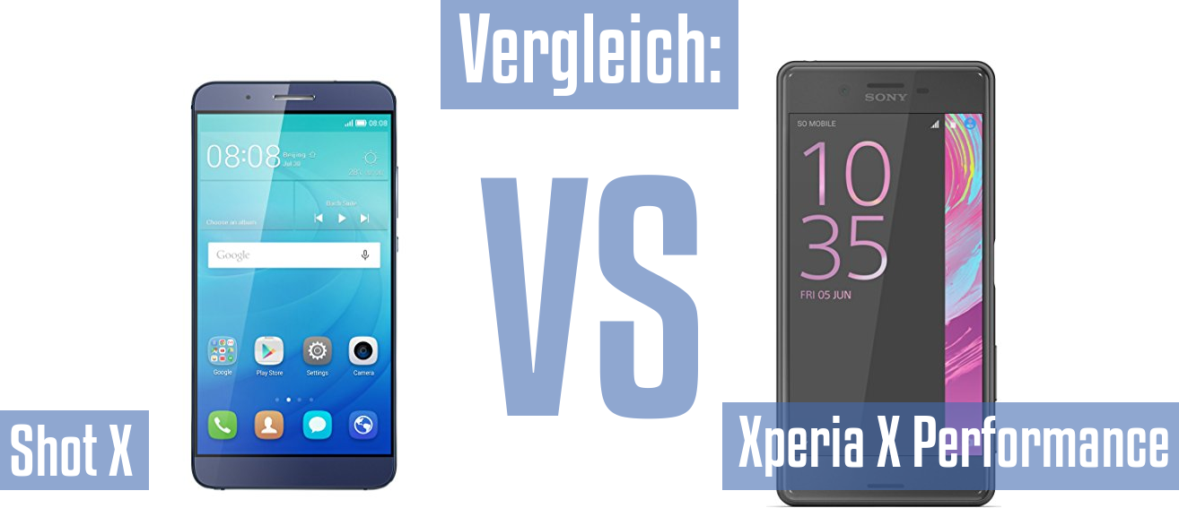 Huawei Shot X und Huawei Shot X im Vergleichstest