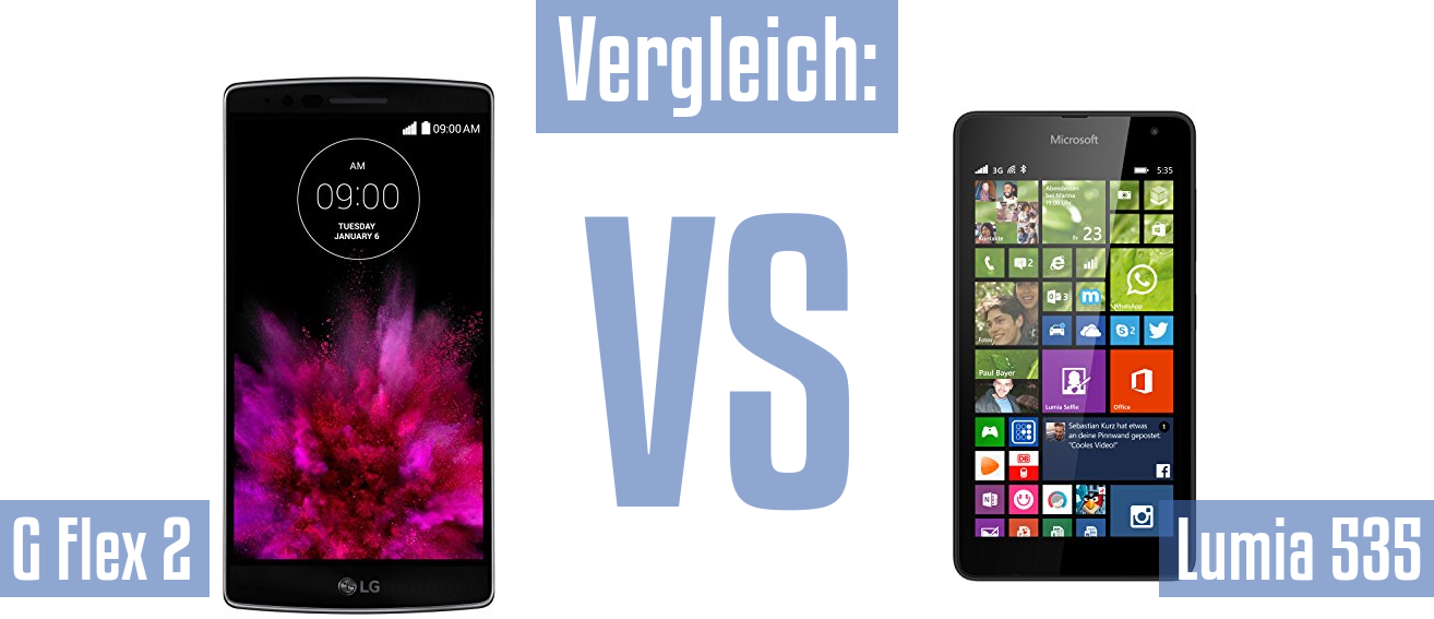 LG G Flex 2 und LG G Flex 2 im Vergleichstest