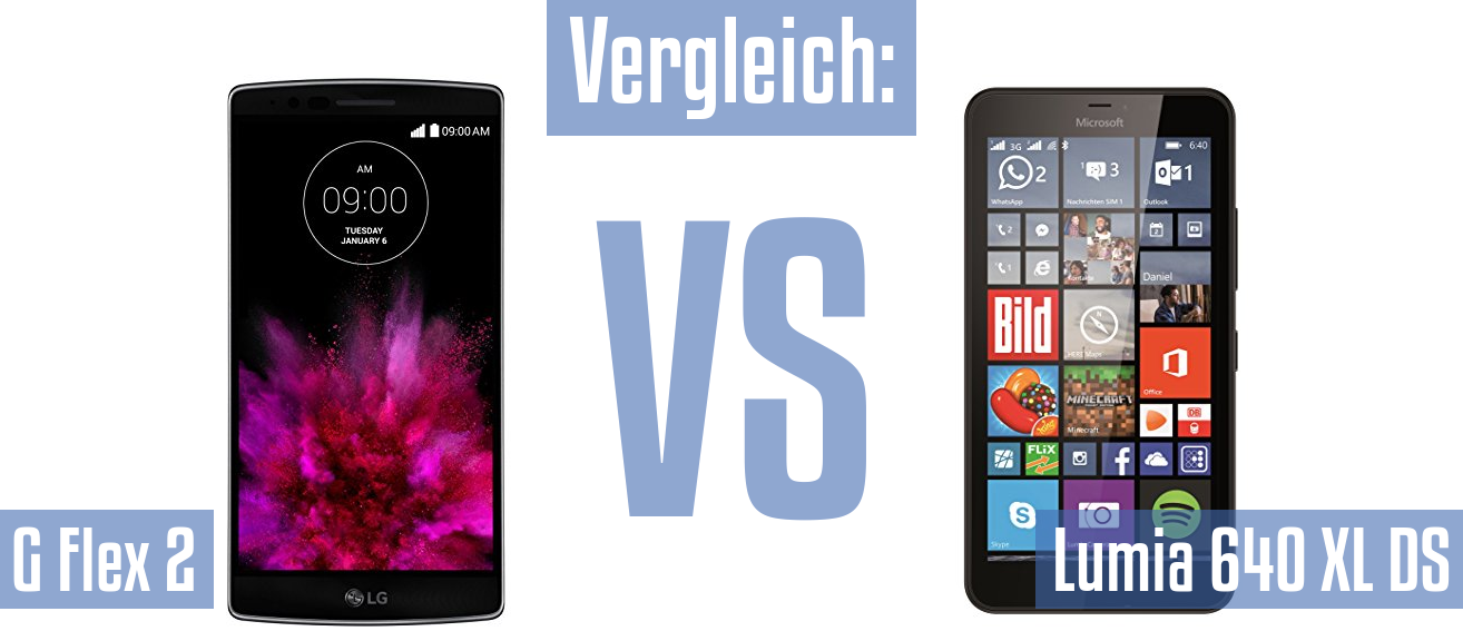 LG G Flex 2 und LG G Flex 2 im Vergleichstest