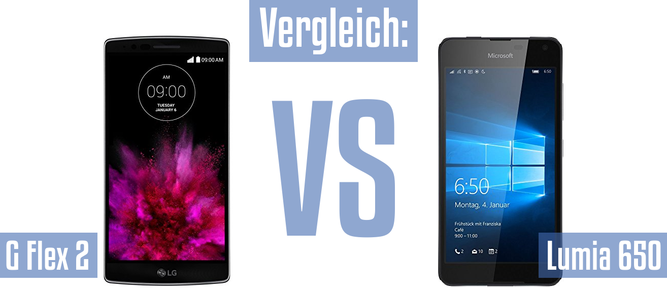 LG G Flex 2 und LG G Flex 2 im Vergleichstest