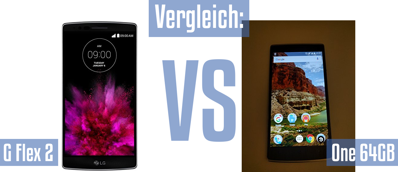 LG G Flex 2 und LG G Flex 2 im Vergleichstest