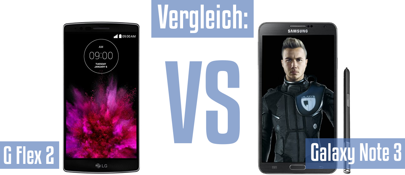 LG G Flex 2 und LG G Flex 2 im Vergleichstest