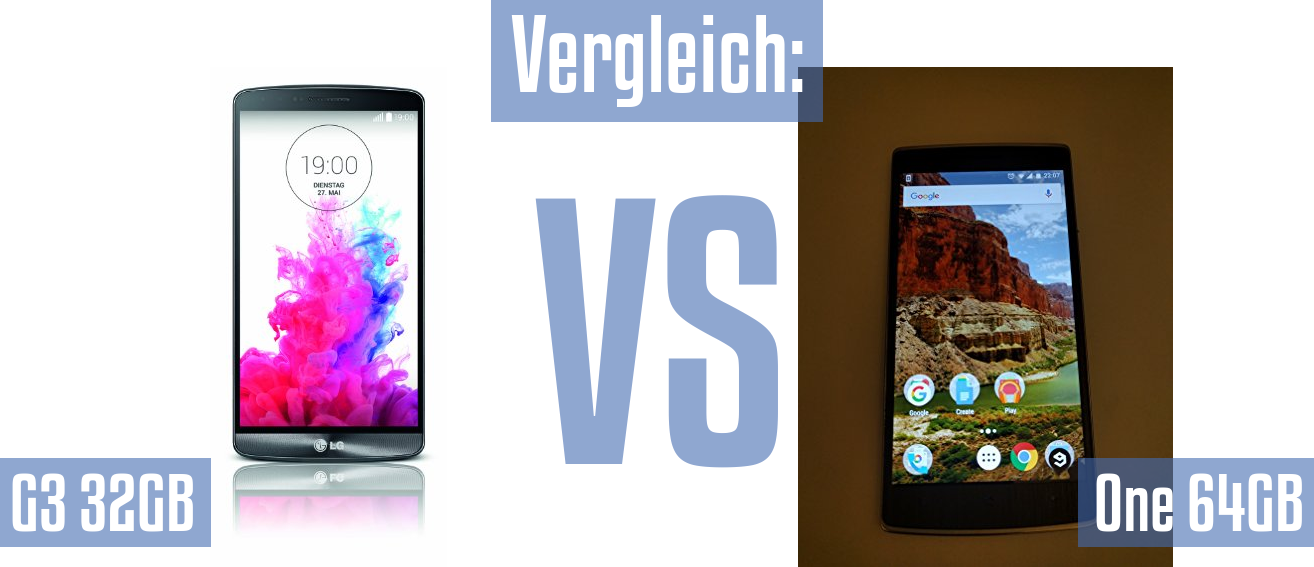 LG G3 32GB und LG G3 32GB im Vergleichstest