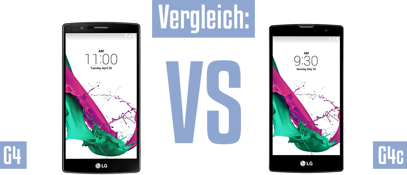 LG G4 und LG G4 im Vergleichstest