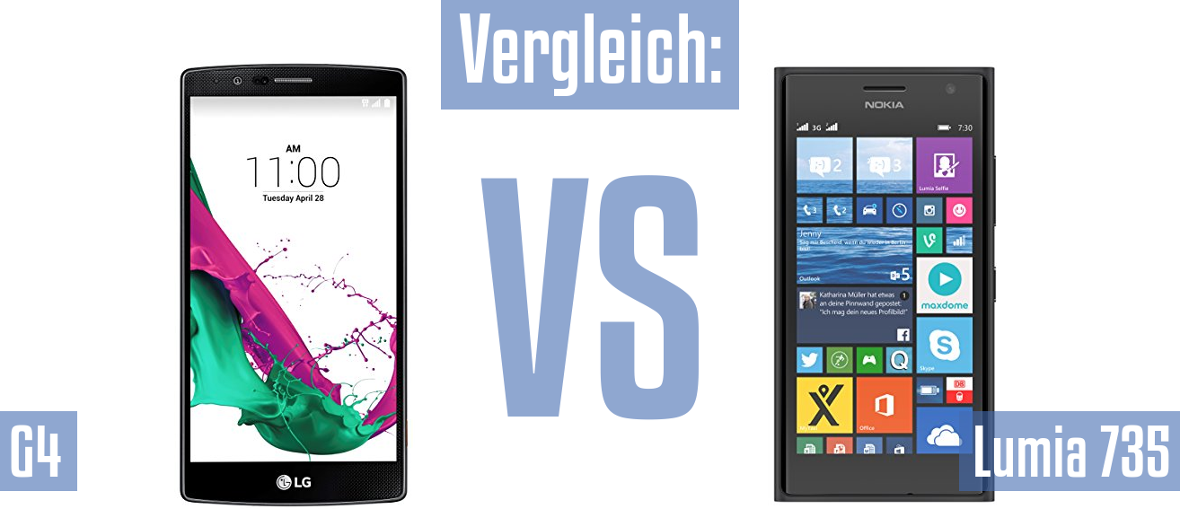 LG G4 und LG G4 im Vergleichstest