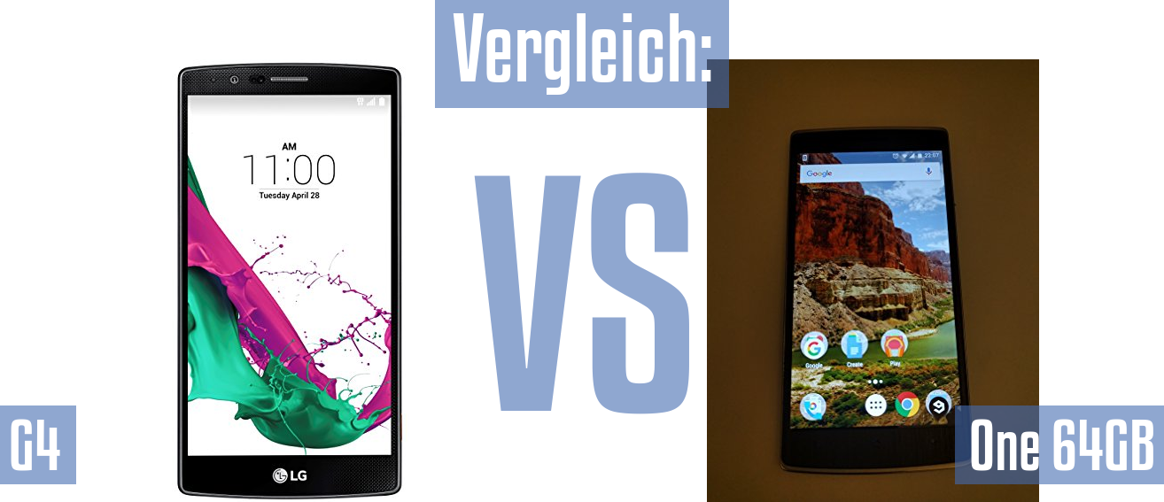 LG G4 und LG G4 im Vergleichstest