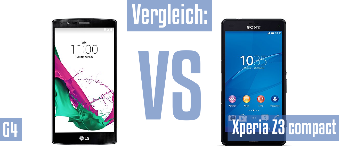 LG G4 und LG G4 im Vergleichstest