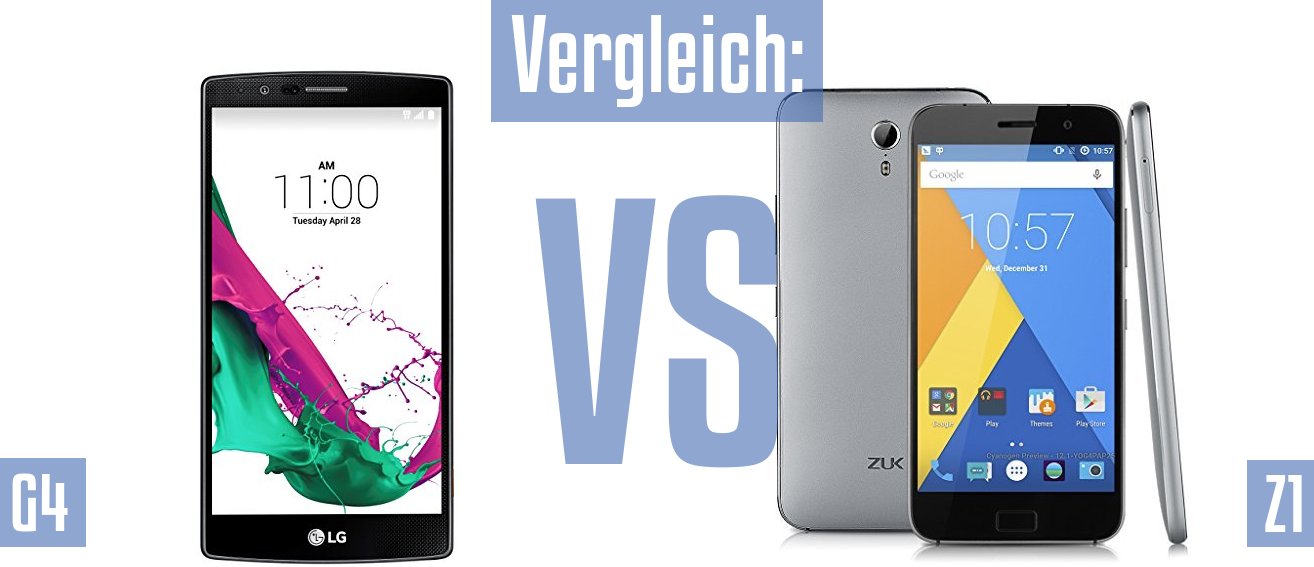 LG G4 und LG G4 im Vergleichstest