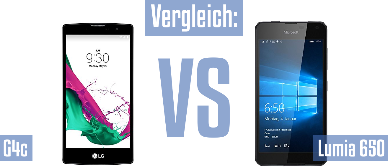 LG G4c und LG G4c im Vergleichstest