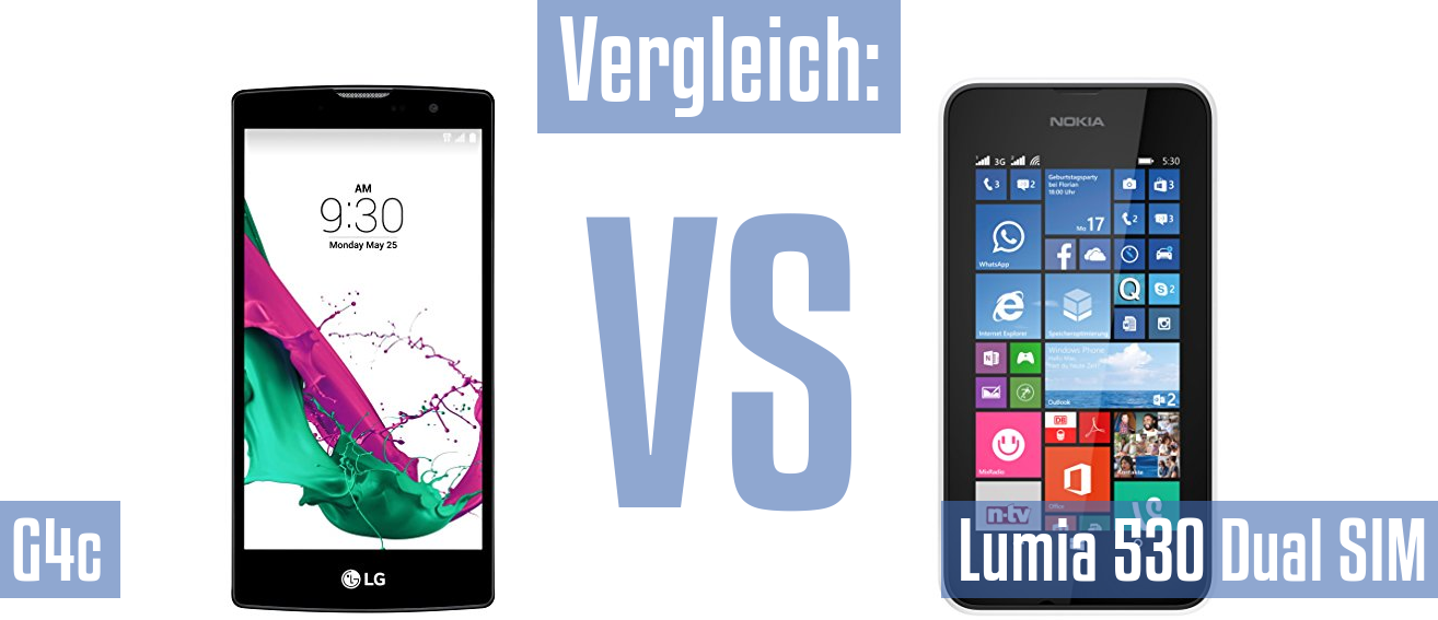 LG G4c und LG G4c im Vergleichstest