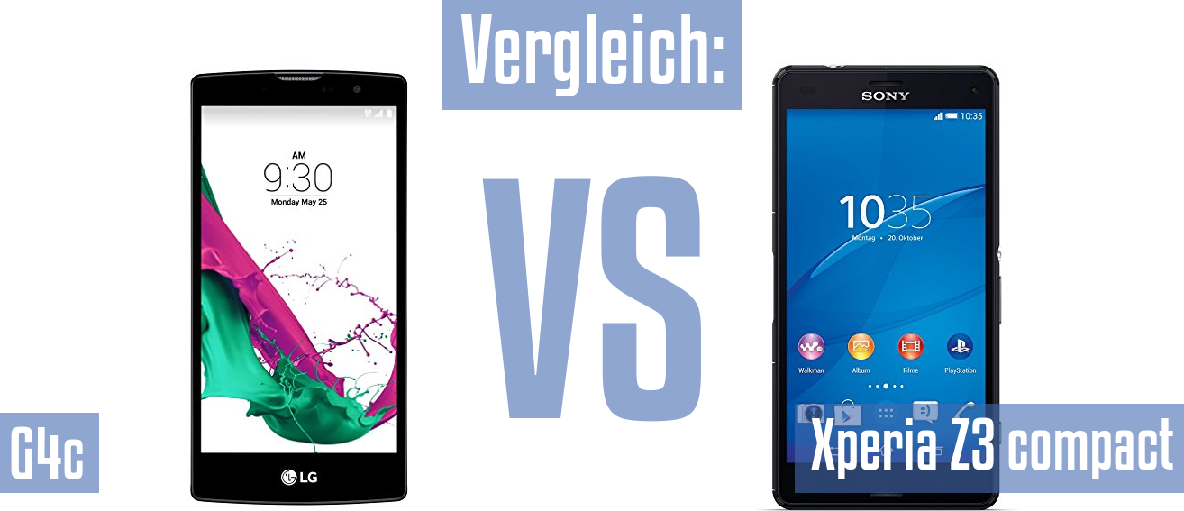 LG G4c und LG G4c im Vergleichstest