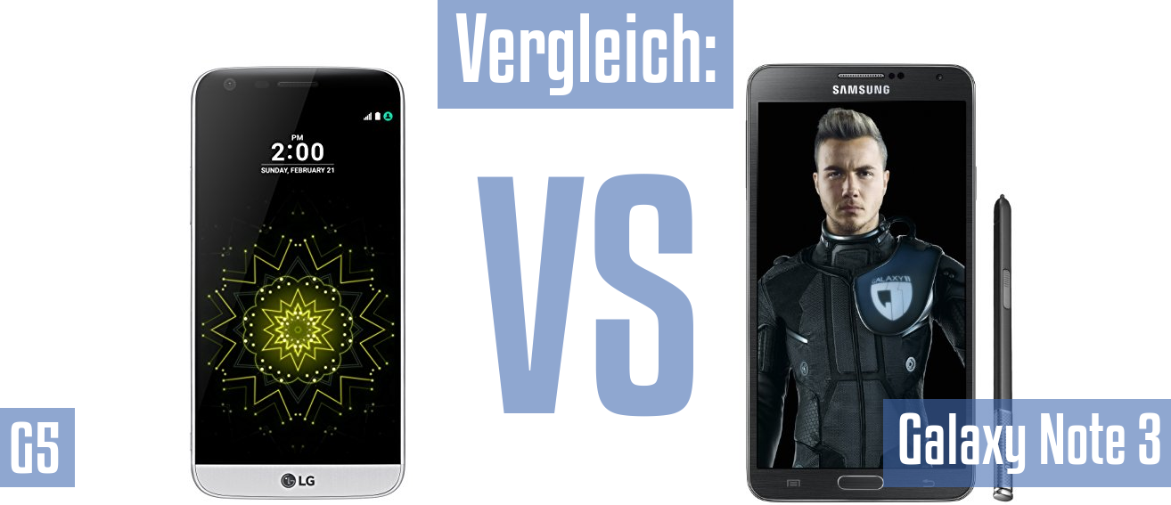 LG G5 und LG G5 im Vergleichstest