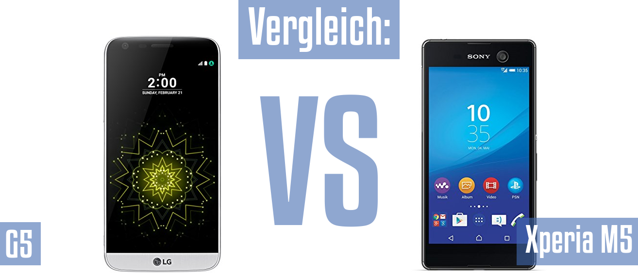 LG G5 und LG G5 im Vergleichstest