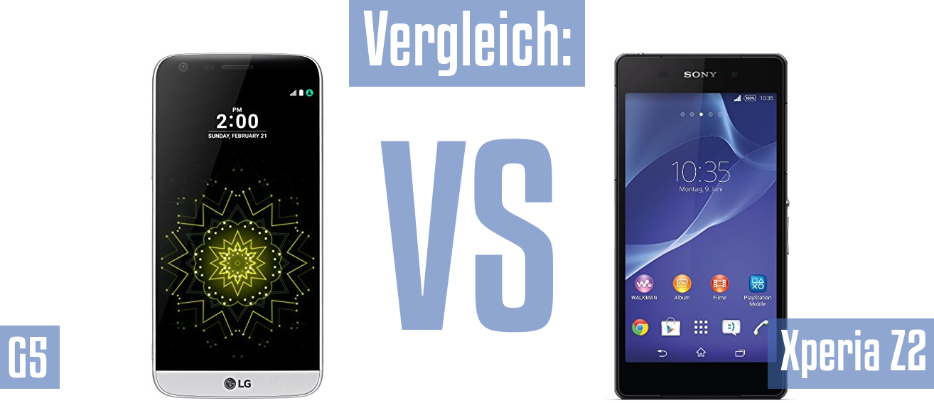 LG G5 und LG G5 im Vergleichstest