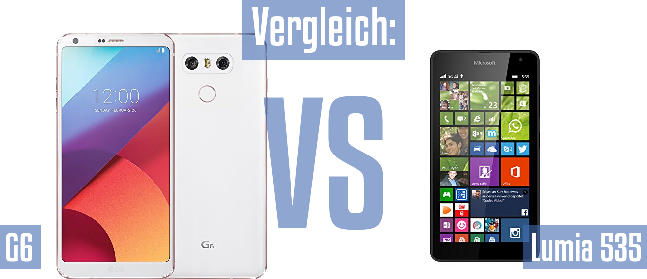 LG G6 und LG G6 im Vergleichstest