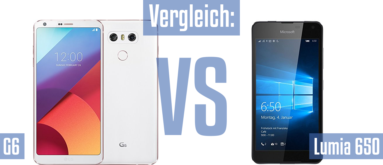 LG G6 und LG G6 im Vergleichstest