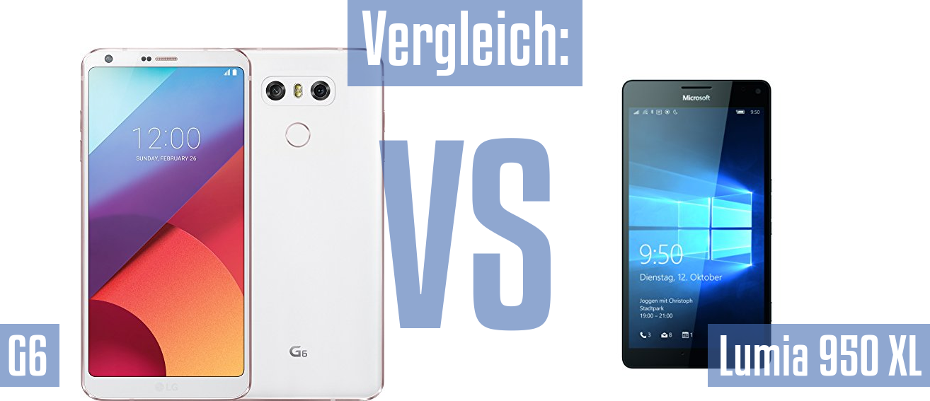 LG G6 und LG G6 im Vergleichstest