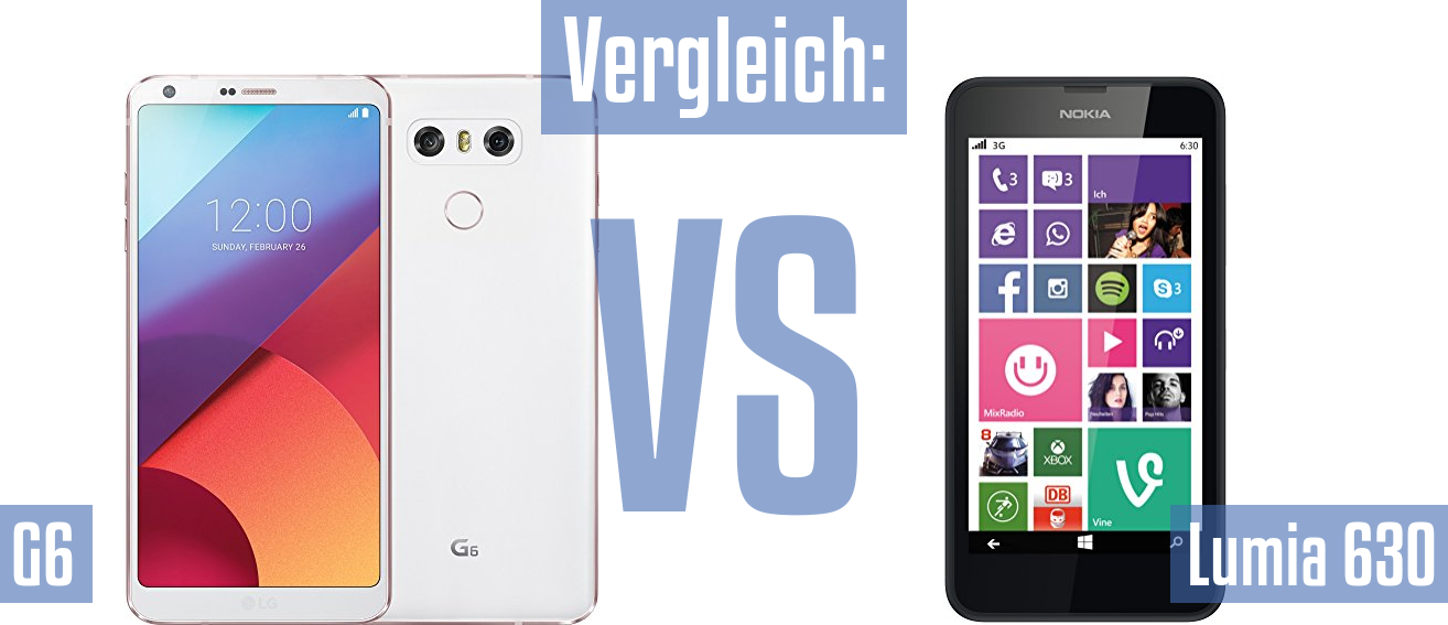 LG G6 und LG G6 im Vergleichstest