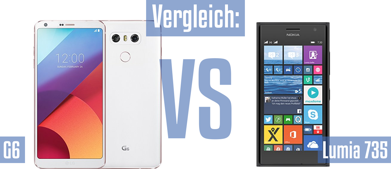 LG G6 und LG G6 im Vergleichstest