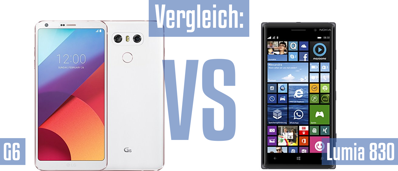 LG G6 und LG G6 im Vergleichstest