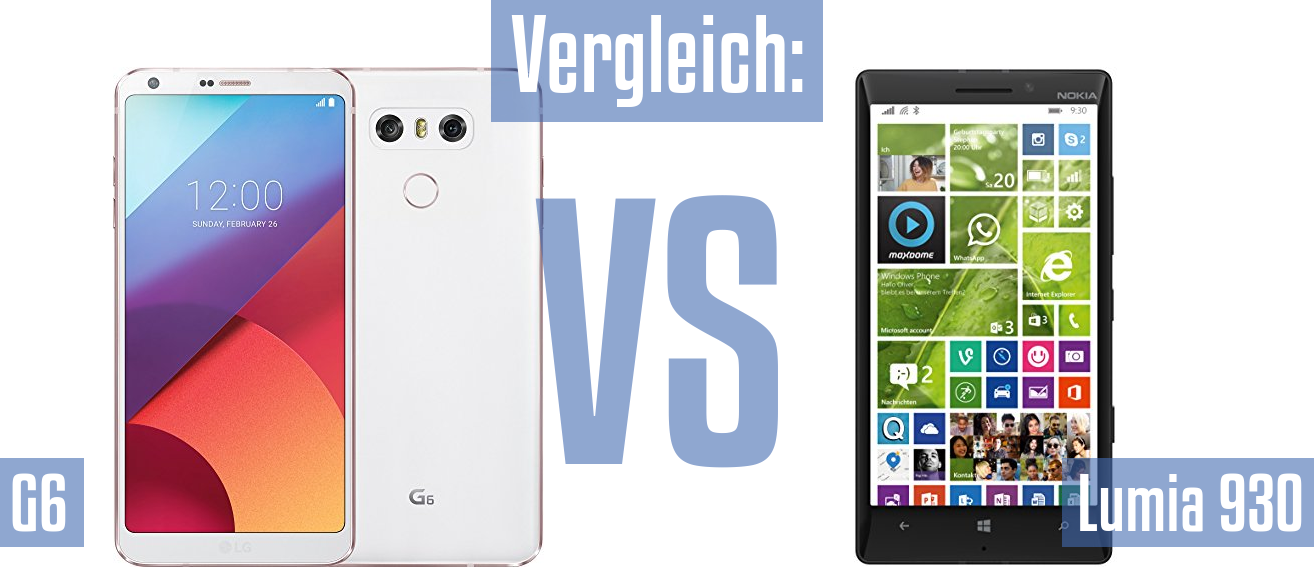 LG G6 und LG G6 im Vergleichstest