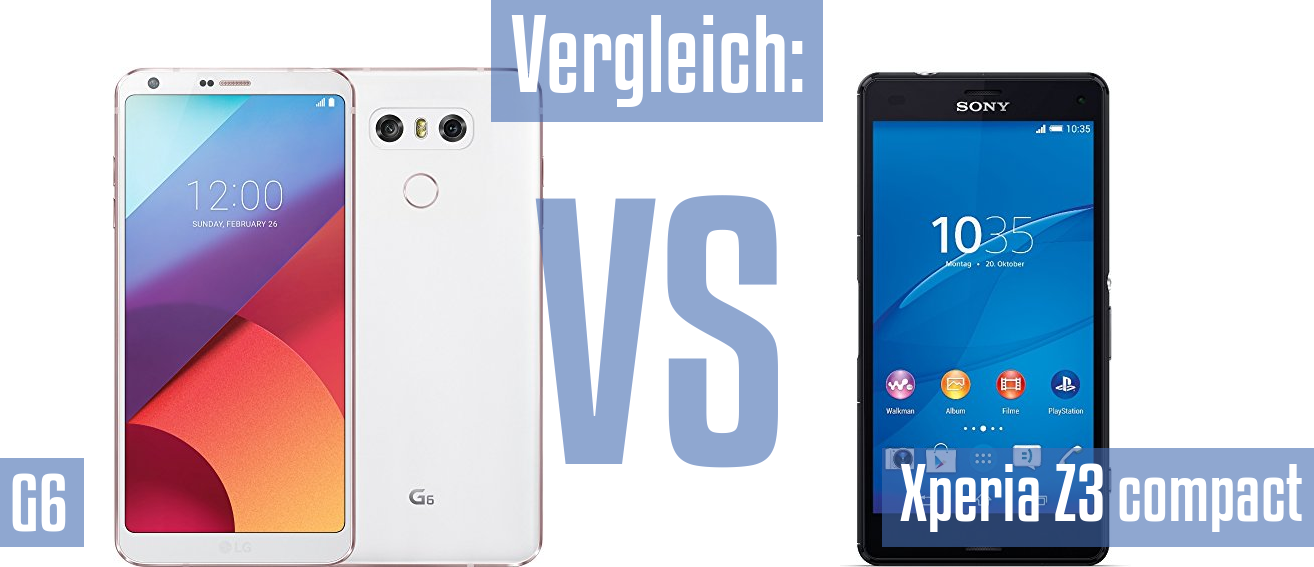 LG G6 und LG G6 im Vergleichstest