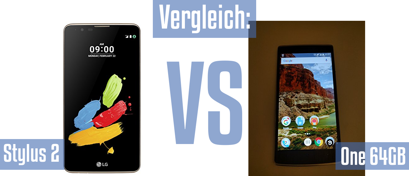 LG Stylus 2 und LG Stylus 2 im Vergleichstest