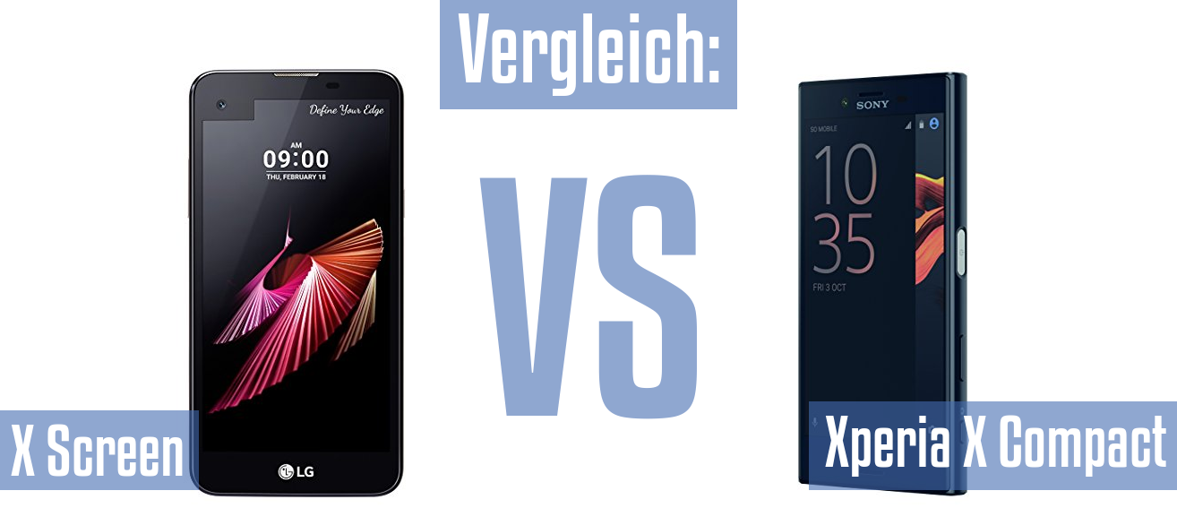 LG X Screen und LG X Screen im Vergleichstest